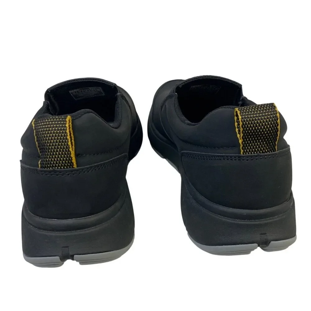 New In Box Gerry Mens Size 11 Black Faux Leather Slide On Moc II Sneakers Shoes
